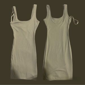 Love Tree Ribbed Mini Bodycon Dress